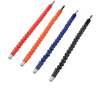 Prolunga flessibile per punte da trapano Cacciavite flessibile 1/4" 300mm Albero flessibile morbido Adattatore di prolunga for cacciavite flessibile Attacco universale for trapano 1 pz(Black)