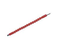 Prolunga flessibile per punte da trapano Prolunga flessibile for trapano for adattatori ad angolo retto e albero flessibile for cacciaviti flessibili 105 gradi 1/4 di pollice(295mm Red)