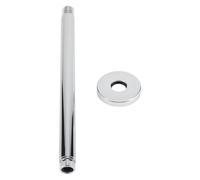Prolunga for braccio doccia in acciaio inossidabile | Supporto a parete rotondo da 22 mm G1/2 15/25/30 cm: spray da soffitto for bagno(30cm)