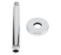 Prolunga for braccio doccia in acciaio inossidabile | Supporto a parete rotondo da 22 mm G1/2 15/25/30 cm: spray da soffitto for bagno(15cm)