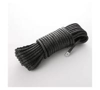 Prolunga for fune sintetica for verricello da 26 m x 9 mm, cavo for verricello for impieghi gravosi da 26500 libbre for veicoli fuoristrada, ATV, camion, UTV Con alta visibilità