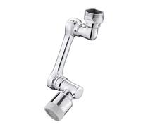 Prolunga For Rubinetto Con Braccio Robotico In Metallo Rotazione Di 1080°, Ugello Spruzzatore Filtro Antispruzzo Pressurizzato A Risparmio D'acqua Ben Fatto(1080 Degree Double)