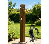 Prolunga for rubinetto for colonna d'acqua in acciaio inossidabile con macchina a spruzzo, rubinetto indipendente, fontana decorativa da giardino, for patio, irrigazione(Gold,95cm/37in)