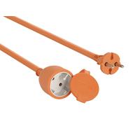 Velamp Prolunga da Esterni 20 m - cavo 16 A / 1,5 mm², spina e presa Bipasso/Schuko con protezione bambini, ideale per attrezzi da esterno