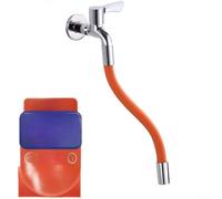 Prolunga girevole per rubinetto con aeratore anti-schizzi e materiali resistenti al calore, per uso quotidiano in cucina (30 cm)