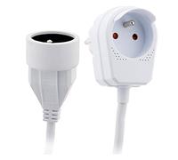 Prolunga HO5VV-F 3 m con Presa estraibile bianco