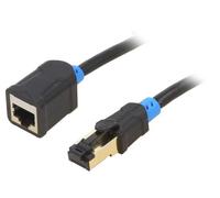 Prolunga IBLBJ RJ45 S/FTP 6 OFC PVC nero 5 m fili: 8 VENTION