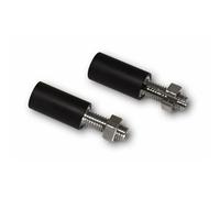 Prolunga indicatori Highsider nera M8 x 1.25 27 mm Ø 14 mm | Lunghezza filettatura 21 mm, acciaio inossidabile, set da 1 coppia