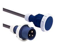 Electraline 46139 Prolunga industriale in Neoprene 10M H07RN-F 3G2.5mm, Spina/Presa IP67