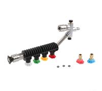 Prolunga lancia idropulitrice 35,5 cm con ugelli personalizzabili e sgancio rapido per una facile transizione (B)