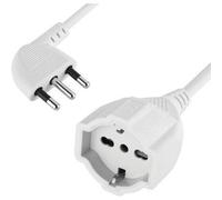 PROLUNGA LINEARE 461 ELECTRALINE BIANCO 2P+T 16A BIPASSO SCHUKO n°XMMQ 3X1.5...