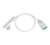 PROLUNGA LINEARE CLOCK BIPASSO FME BIANCO 2P+T 16A BIPASSO n°XMMQ 3X075 MT 10