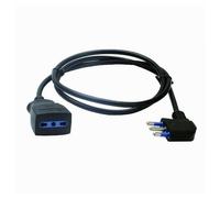 PROLUNGA LINEARE NERA CAVO DA 3 MT SPINA 16A + PRESA BIPASSO 10/16A 2P+T 83282