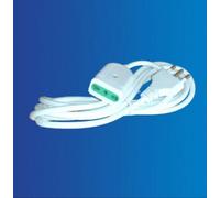 PROLUNGA ELETTRICA SPINA 16A 2P + T PRESA 10/16A BIPASSO 250V 2500W 10 METRI