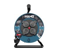 Prolunga manuale Plast-Rol con tamburo, 20 m, 3x1,5 mm, 16 A, 3680 W, IP44
