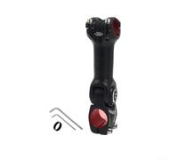 Prolunga Manubrio MTB Strada per gravel Angolo Variabile Prolunga | Forgiatura 3D avanzata, massima per rigidità, impatti, foro manubrio 31.8mm o 25.4mm(Black 31.8*130mm)