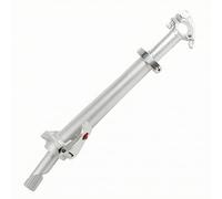 Prolunga Manubrio Regolabile Resistente, Argento, Piega A Sinistra Dentata | Duraturo, Ergonomico, Componente Bici, per Biciclette Pieghevoli