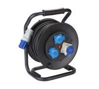 Prolunga multipresa CEE IP44, spina CEE su presa CEE e 2x prese Schuko, 25 m