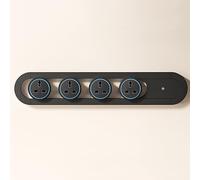 Prolunga Multipresa Staccabile Da 8000W, Presa A Muro Portatile, Con 4/5 Prese Universali A Tre Fori, Accensione/Spegnimento Con Un Solo Tocco, Per Cucine, Soggiorni, Uffici E Camere Da Letto A-50cm