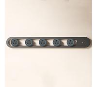 Prolunga Multipresa Staccabile Da 8000W, Presa A Muro Portatile, Con 4/5 Prese Universali A Tre Fori, Accensione/Spegnimento Con Un Solo Tocco, Per Cucine, Soggiorni, Uffici E Camere Da Letto B-70cm