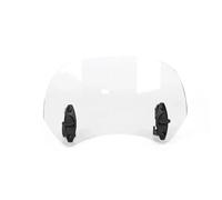 Prolunga Parabrezza Motociclette Spoiler Regolabile Deflettore A Pinza Per Z750 Z800 Per Versys 650 Er6f Per Versys 1000 Parabrezza moto(Small - Transparent)
