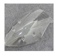 Prolunga Parabrezza Per Moto Per Suzuki GSX-S1000F 2015-2018 Deflettori A Doppia Bolla, Protezione Antivento, Carenatura Per Il Flusso D'aria Spoiler Vento(Trasparente)