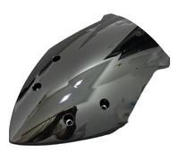Prolunga Parabrezza Per Moto Per Suzuki GSX-S1000F 2015-2018 Deflettori A Doppia Bolla, Protezione Antivento, Carenatura Per Il Flusso D'aria Spoiler Vento(Nero)