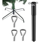 Prolunga per alberi artificiali in metallo, supporto per l'albero di Natale, robusta base decorativa stagionale in ferro, per una maggiore stabilità in altezza, miglioramento