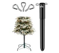 Prolunga per Albero di Natale Artificiale, Pa-lo di Prolunga Base Regolabile, Pa-lo di Prolunga per Supporto Base per Albero di Natale con 3 Viti per La Decorazione Dellalbero Più Alto