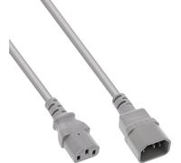 Prolunga per apparecchio freddo - da C13 a C14 - grigio - 2 m