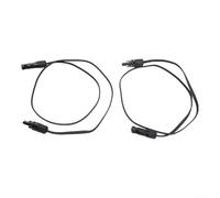 Prolunga per cavo solare con filo piatto flessibile, connettori preinstallati e meccanismo autobloccante sicuro per connessioni efficienti del sistema fotovoltaico (100 cm)