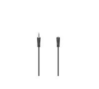 Prolunga per cuffie con microfono - HAMA - 4 poli 3,5 mm maschio/femmina - 1,5 m - Nero - Blindato