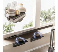 Prolunga per Davanzale Finestra Estensore Magnetico Davanzali L'organizzazione Della Cucina, Mensola Piante Acciaio Carbonio Impermeabile, Estensore Scrivania Antiruggine(60x25cm(23 5/8x9 7/8"))