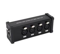 Prolunga per Decoder per Cavi XLR Multirete a 4 Canali Conversione di Illuminazione Femminile Prolunga per Cavo XLR in Lega di Alluminio