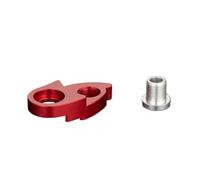 Prolunga per deragliatore posteriore per bicicletta, adattatore per cassetta del cambio per MTB e bici da strada, adatto per 40-56T, accessorio per telaio da ciclismo (rosso corto)
