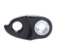 Prolunga per deragliatore posteriore per bicicletta, in alluminio, adatta per bici da strada, MTB, bicicletta, telaio, gancio posteriore (nero)