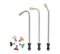 Prolunga per idropulitrice ad alta pressione - Lancia di ricambio - Asta prolunga per pulitore con 5 ugelli spruzzanti, per portico, balcone, vialetto, pavimento, terrazza, giardino ed esterno