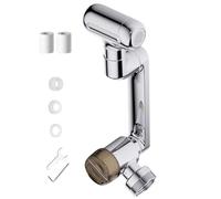Prolunga per lavello per rubinetto - di purificatore a 4 modalità di acqua - Prolunga per rubinetto rotante regolabile a 1080° con filtro | per cucina, bagno, hotel, dormitorio, lavaggio