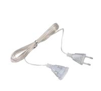 Prolunga Per Luci Natalizie | Prolunga Cavo Di Alimentazione Da 10 Piedi | Prolunnga A Filo Sottile Da 220 V | Per L'illuminazione Ddell'albero Di,Luce LED E Uso Esterno Natale