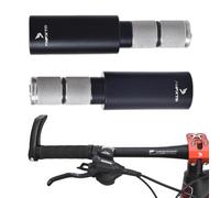 Prolunga per manubrio bici - Barra di prolunga diritta in lega di alluminio | Supporto retrattile leggero da 2,2x2,2x9,1 cm per biciclette da montagna, da strada e pieghevoli, estensione manubrio oriz