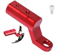 Prolunga per manubrio moto CNC per alluminio 35 mm estensione manubrio moto (rosso)