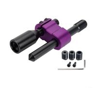 Prolunga per pomello del cambio a forma di H, in lega di alluminio, per accessori manuali, kit con adattatori, antiruggine, nero, blu, argento, oro, viola, montaggio (viola)