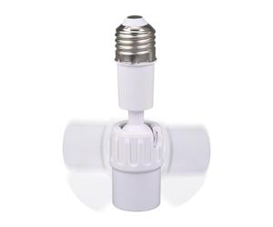 Prolunga per presa lampadina, convertitore per presa adattatore luce - Estensione portalampada regolabile da E27 a E27 | Adattatore portalampada flessibile Prolunga lampadina per lampadine a LED Lampa