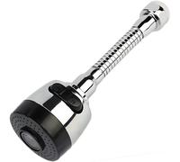 Prolunga per rubinetto a risparmio idrico - Argento / Nero KP39176