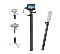 Prolunga per selfie stick/ricaricabile/monopiede con maniglia di ricarica | 5000 mAh Power Bank Maniglia di ricarica per GoPro, Insta360, fotocamere DJI, iPhone e smartphone Android (senza supporto