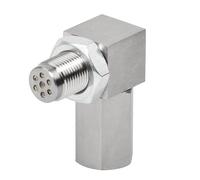 Prolunga per sonda lambda M18x1.5 a 90°, adattatore universale per sonda di ossigeno, filettatura per sonda O2, convertitore catalitico per sonda O2 auto.