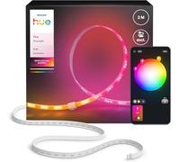 Prolunga per Striscia LED Hue Flux, 2 m, Colori e Atmosfera Vivaci, Luce per Interni Flessibile, Miscela Colori Chromasync™, Tagliabile, Estensibile, Riusabile, Controllo Voce/App
