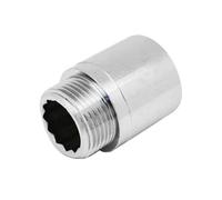 Prolunga per tubi IBP M/F 1/2 x 10 mm in ottone cromato 8540 M04010C00