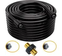 Prolunga per tubo ad alta pressione M22 x 1,5 IG con mandrino da 14 mm, prolunga tubo ad alta pressione con frizione M22 AG - 200 bar - compatibile con Kärcher Kränzle Nilfisk (40 metri)