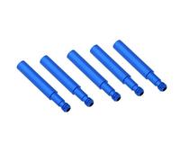 Prolunga per valvola Presta, 5 pezzi, per bici a scatto fisso/bici da strada, blu, 40 mm